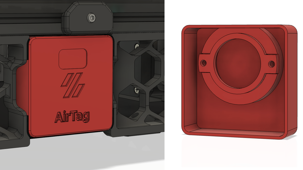 First generation of AirTag tracker mount made for V2.4(r1).